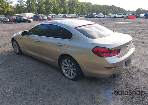 2013 BMW 640I Gran Coupe из США, поврежденный, VIN WBA6A0C50DDZ04120